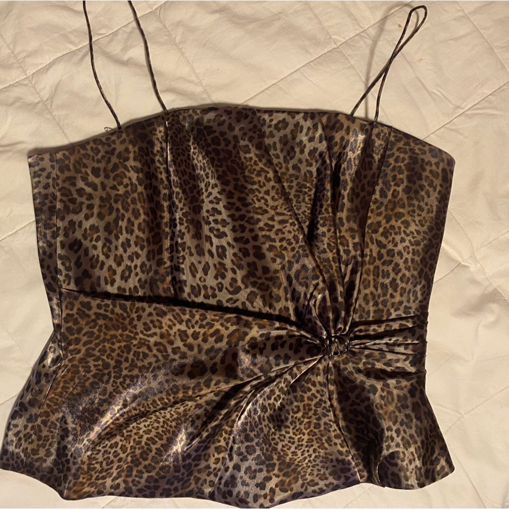 Animal print top